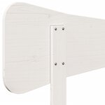 vidaXL Tête de lit blanc 180 cm bois massif de pin