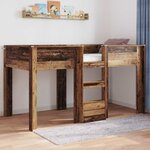 vidaXL Lit Superposé pour Enfants Bois ancien 90 x 190 cm