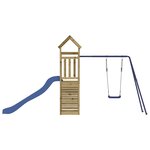 vidaXL Aire de jeux d'extérieur bois de pin imprégné