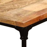 vidaXL Table à manger Bois de manguier massif 240 cm