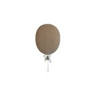 Décoration murale ballon bouclé Marron clair avec LED