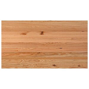 vidaXL Dessus de bureau marron clair bois chêne massif rectangulaire