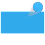 vidaXL Couverture de piscine Bleu 600 x 300 cm PE