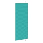 vidaXL Store plissé vert pétrole 75x200 cm largeur du tissu 74 4 cm