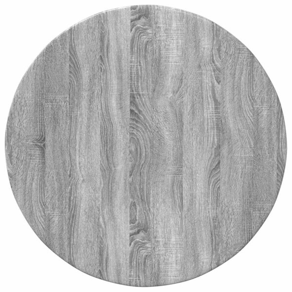 vidaXL Plateau de table Sonoma gris 60 x 60 x 1.5 cm Bois d'ingénierie