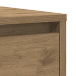 vidaXL Buffet chêne artisanal 29 5x34x76 cm bois d'ingénierie