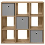 vidaXL Buffet Chêne artisanal 88 5 x 29 x 84 5 cm