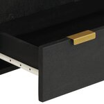 vidaXL Buffet noir 60x33x100 cm bois d'ingénierie