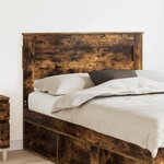 vidaXL Tête de lit Chêne fumé 120 cm Bois d'ingénierie