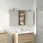 vidaXL Ensemble de Meubles de Salle de Bain 3 Pièces 120 x 10 5 x 60 5 cm