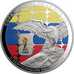 Monnaie FIFA WORLD CUP Argent 1 Sucre Ecuador 2026 (PRÉCOMMANDE)