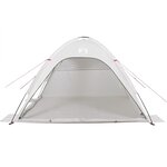 vidaXL Tente de plage gris imperméable