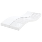 vidaXL Lit de jour avec gigogne et matelas jaune 100x200 cm velours