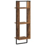vidaXL Étagère Murale Bois Ancien 30 x 25 x 100 cm Bois d'ingénierie