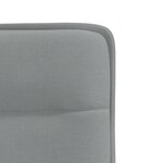 vidaXL Chaises à manger lot de 2 gris clair tissu
