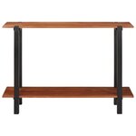 vidaXL Table console Marron 110 x 30 x 75 cm Bois d'acacia massif