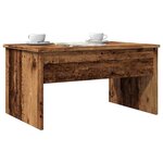 vidaXL Table basse vieux bois 80x50 5x41 5 cm bois d'ingénierie