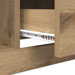 vidaXL Table basse Chêne artisanal 90 x 50 x 35 cm Bois d'ingénierie