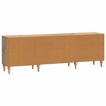 vidaXL Meuble TV 150 x 31 x 50 cm Chêne artisanal Bois d'ingénierie