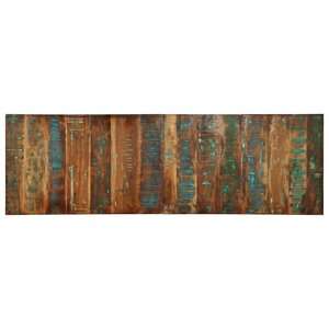 vidaXL Tête de lit multicolore 160 cm bois massif récupération