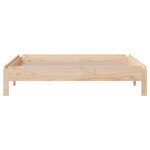 vidaXL Lit empilable sans matelas 100x200 cm bois massif de pin