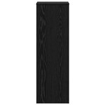 vidaXL Supports de plantes - 2 Pièces - Chêne noir - 33 x 33 x 100 cm - Bois reconstitué
