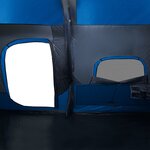 vidaXL Tente familiale 9 personnes bleu libération rapide imperméable