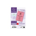 Etui De Protection Ancien Modèle Permis De Conduire Pvc Lisse 20/100e - Cristal - X 10 - Exacompta