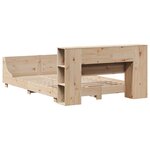vidaXL Cadre de lit sans matelas 140x200 cm bois massif de pin