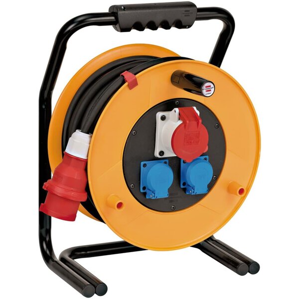 Brennenstuhl enrouleur de câble brobusta cee 1 h07rn-f 5g1 5 40 m ip44