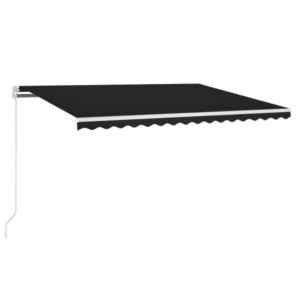 vidaXL Auvent manuel rétractable 400x350 cm Anthracite