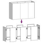 vidaXL Lit surélevé de jardin 120x40x80 cm acier corten