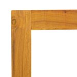 vidaXL Table d'appoint de jardin 43 x 36 x 40 cm en teck massif