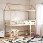 vidaXL Toit de lit pour enfants 217x95 5x159 cm bois de pin massif