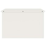 vidaXL Boîte de Rangement Extérieure Blanc 80 x 50.5 x 50 cm