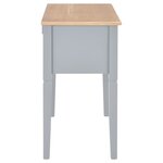 vidaXL Bureau Gris 109 5 x 45 x 77 5 cm Bois