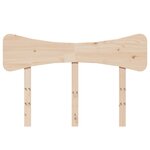 vidaXL Tête de lit 135 cm bois massif de pin