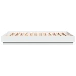 vidaXL Cadre de lit sans matelas blanc 120x200 cm