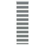 vidaXL Store zèbre gris foncé largeur du tissu 40 9 cm polyester