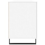vidaXL Bureau blanc 140x50x75 cm bois d'ingénierie