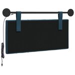 vidaXL Tête de lit suspendue Bleu Velours