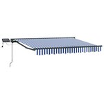 vidaXL Cadre de store manuel avec LEDs 3 5 x 2 m