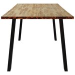 vidaXL Table à manger 150x90x75 cm bois d'acacia solide