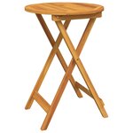Ensemble bistro de jardin 3 pièces en bois d'acacia massif