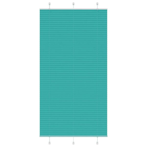 vidaXL Store plissé vert pétrole 110x200cm largeur du tissu 109 4cm