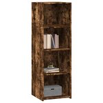 vidaXL Buffet chêne fumé 40x41x124 cm bois d'ingénierie