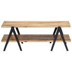 vidaXL Table basse 115x60x40 cm Bois de manguier massif