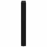 vidaXL Pieds de table à manger en V 2 pièces Noir 60 x (72-73 3) cm Acier