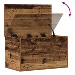 Boîte de rangement vidaXL en bois ancien 60x35x35 cm en bois reconstitué