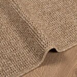 vidaXL Tapis de surface HUARTE Naturel 170 x 120 cm Polyester